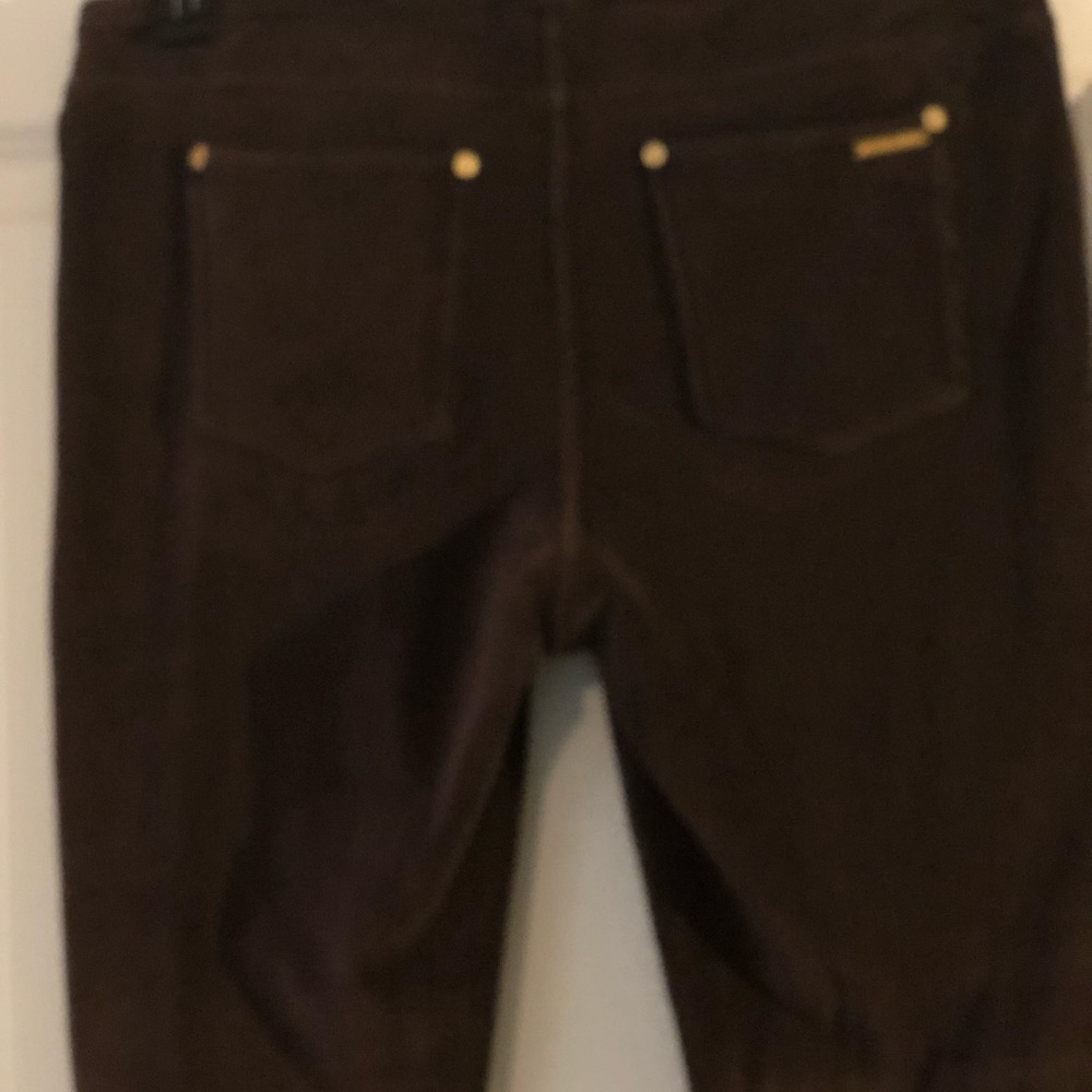 Michael Kors corduroy stretch pants.